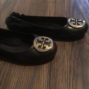 Tory Burch black slipon flats